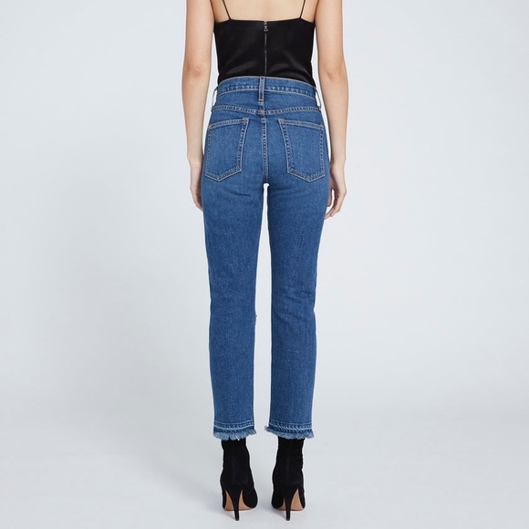 Alice + Olivia Amazing High Rise Girlfriend Jean